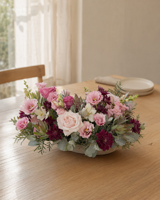 Pink Table Centerpiece