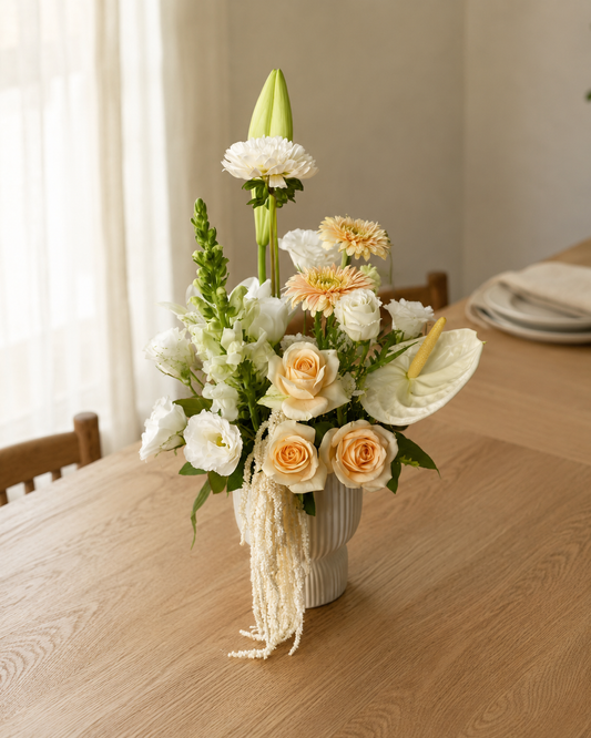 Peach & Cream Arrangement