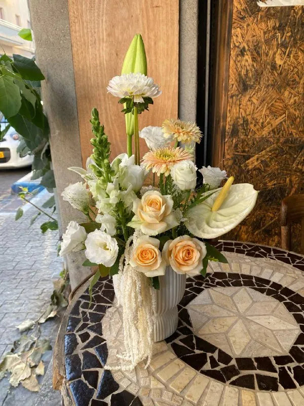 Peach & Cream Arrangement