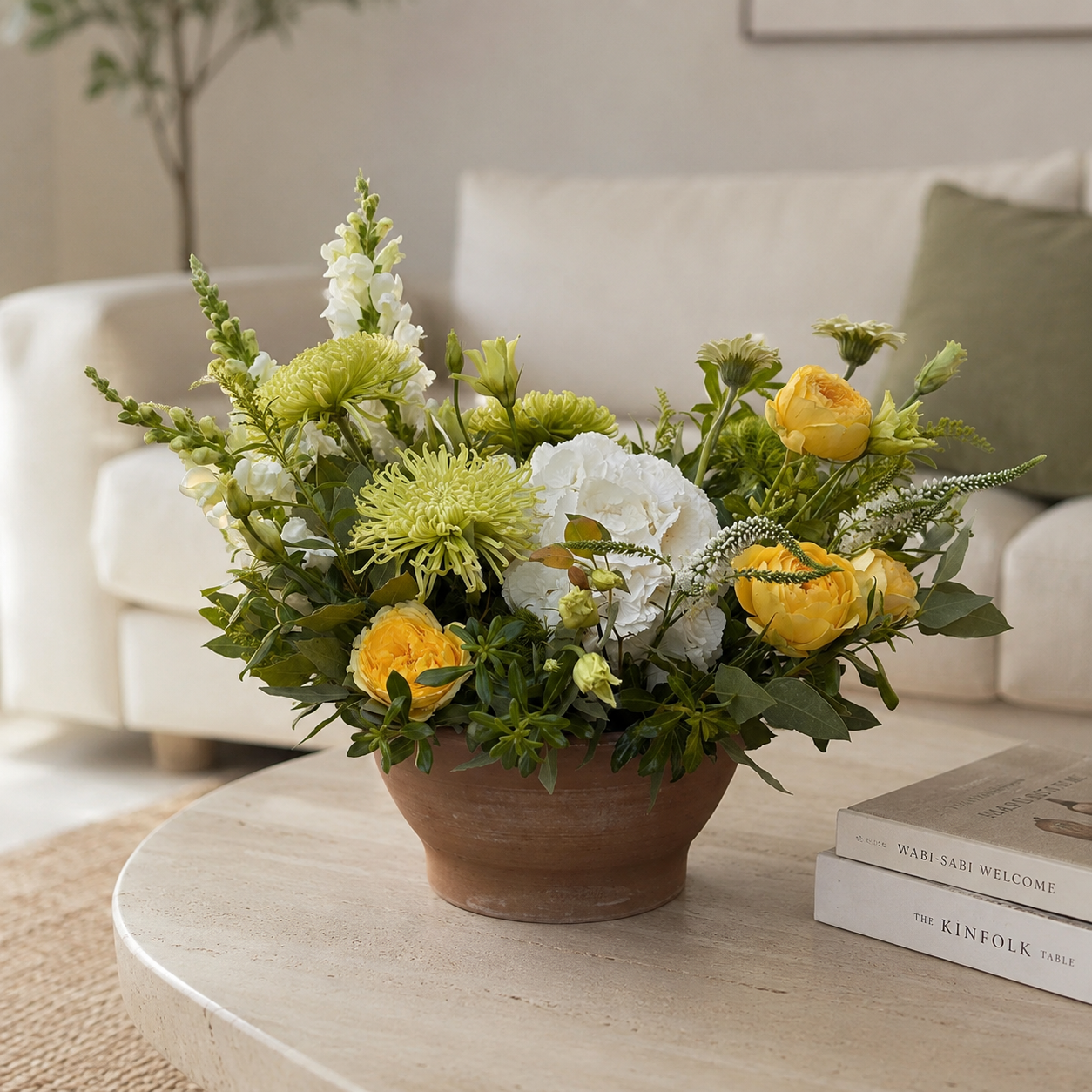 Terracotta Bowl Arrangement